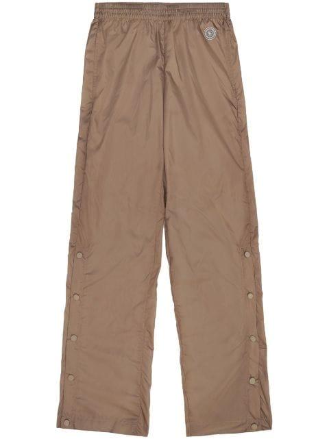 logo-patch straight-leg trousers by SPORTY&RICH