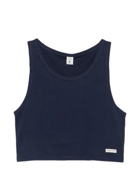 logo-patch tank top by SPORTY&RICH