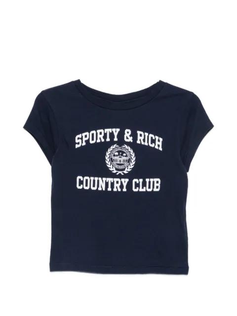 logo-print T-shirt by SPORTY&RICH