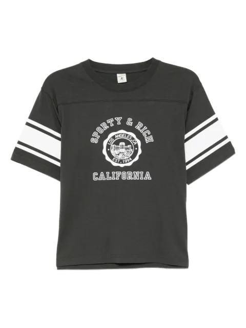 logo-print T-shirt by SPORTY&RICH