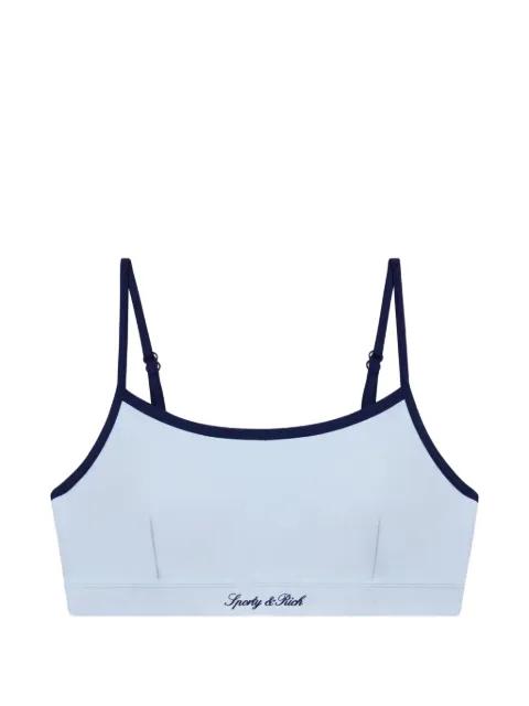 logo-print athletic bra by SPORTY&RICH