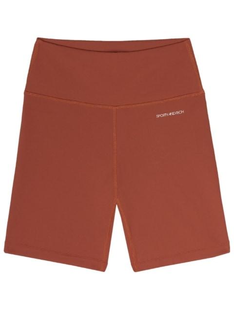 logo-print biker shorts by SPORTY&RICH
