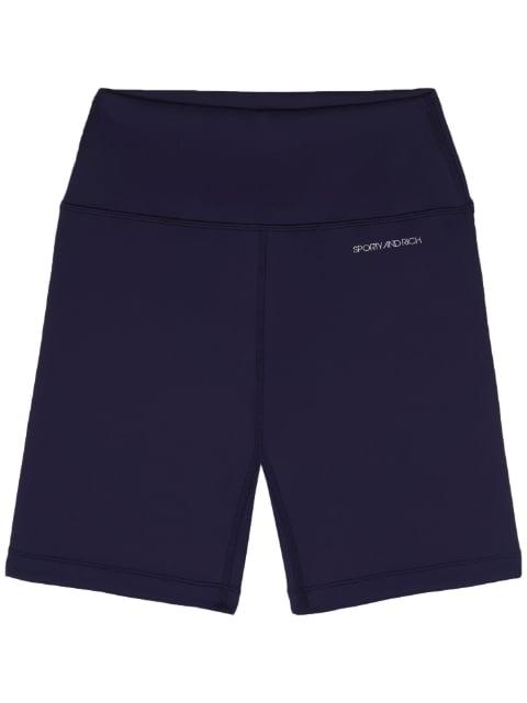 logo-print biker shorts by SPORTY&RICH