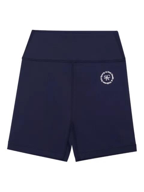 logo-print cycling shorts by SPORTY&RICH