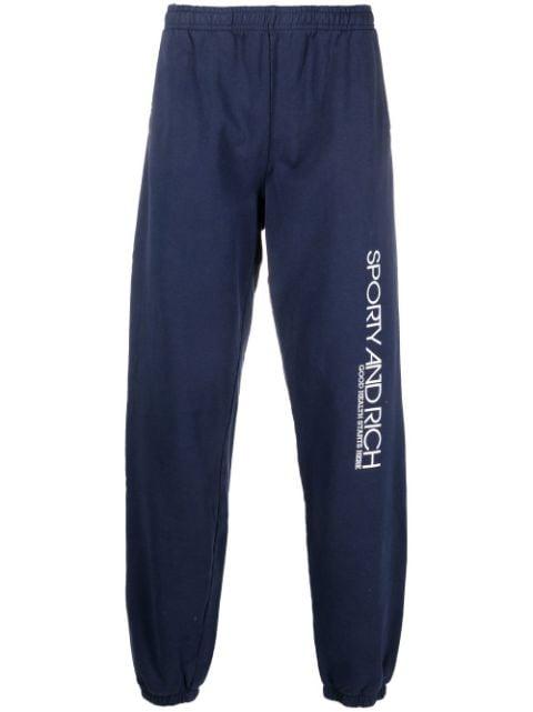 logo-print detail track pants by SPORTY&RICH