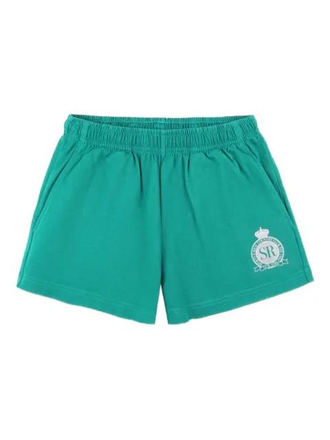 logo-print elastic-waist shorts by SPORTY&RICH