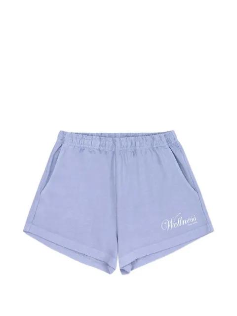 logo-print elasticated-waist shorts by SPORTY&RICH