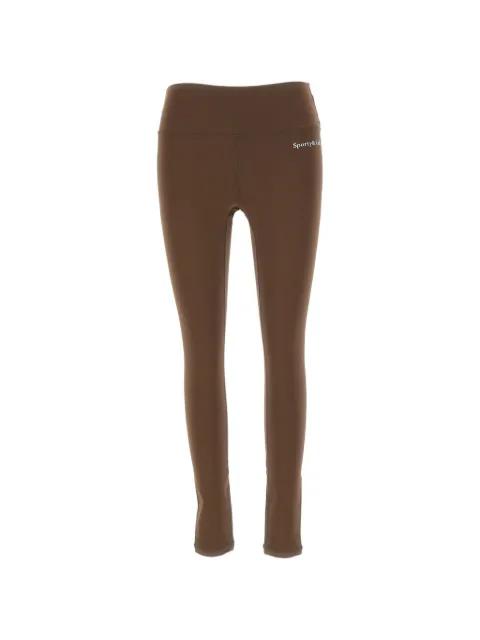 logo-print high-rise trousers by SPORTY&RICH