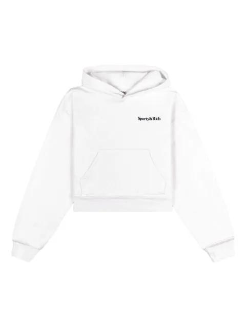 logo-print hoodie by SPORTY&RICH