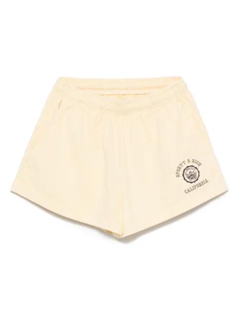 logo-print shorts by SPORTY&RICH