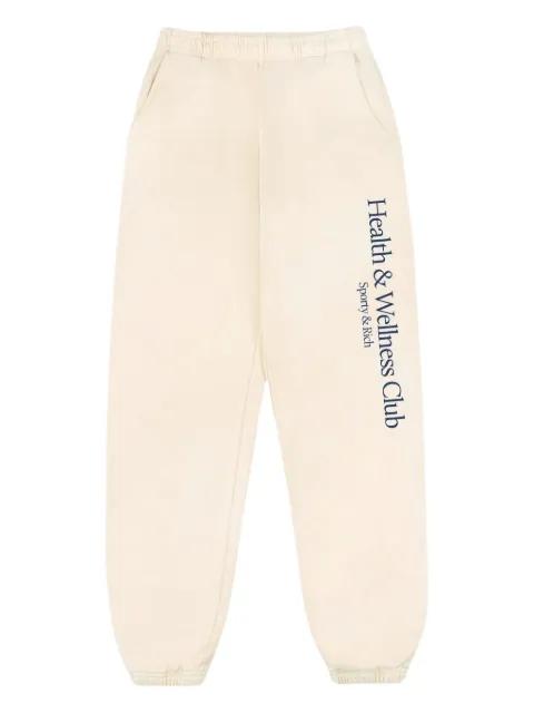 logo-print track trousers by SPORTY&RICH
