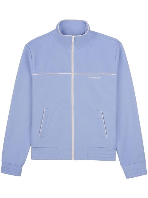 logo-print zip-fastening jacket by SPORTY&RICH