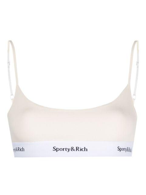 logo-underband bandeau bra by SPORTY&RICH