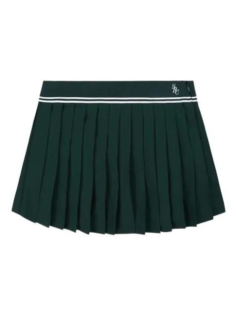 pleated logo-embroidery mini skirt by SPORTY&RICH