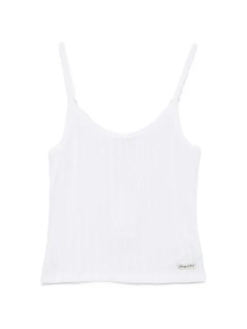 pointelle-knit camisole top by SPORTY&RICH