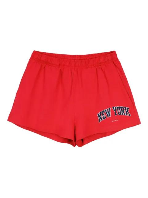 print cotton shorts by SPORTY&RICH