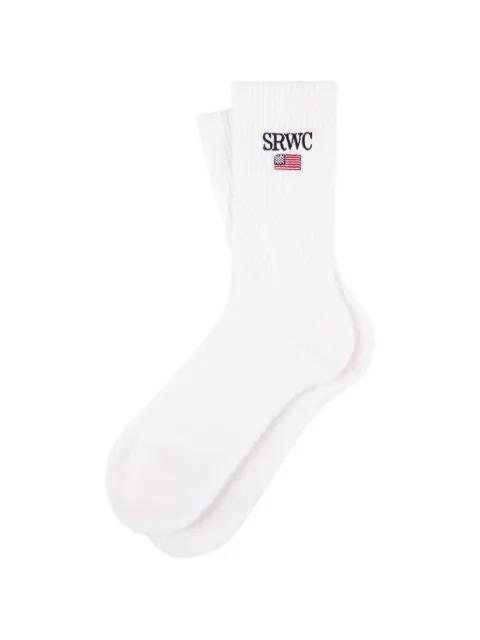 ribbed logo socks by SPORTY&RICH