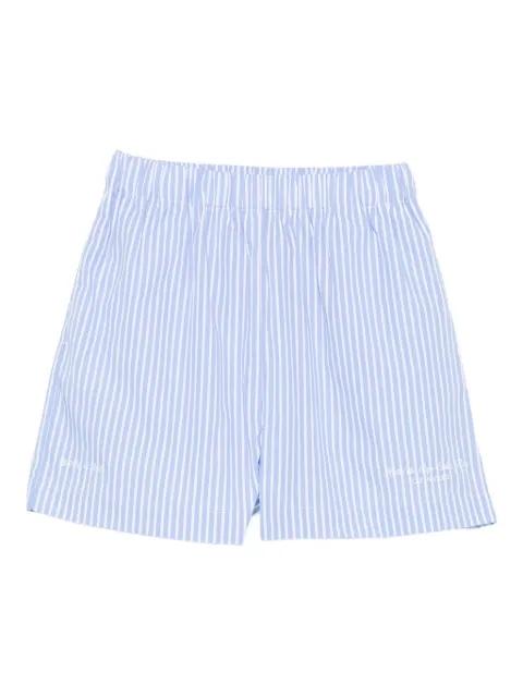 striped cotton shorts by SPORTY&RICH