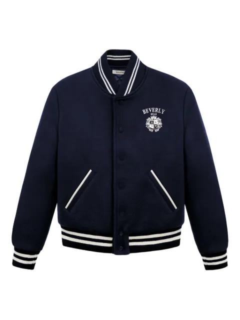 striped embroidered jacket by SPORTY&RICH