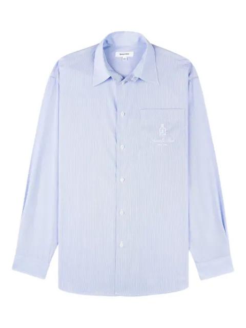 striped embroidered shirt by SPORTY&RICH