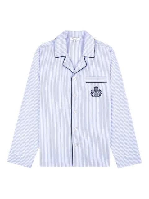 striped embroidered top by SPORTY&RICH