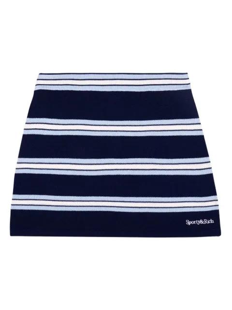 striped mini skirt by SPORTY&RICH