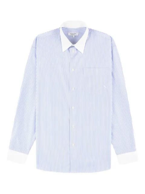 striped pocket shirt by SPORTY&RICH