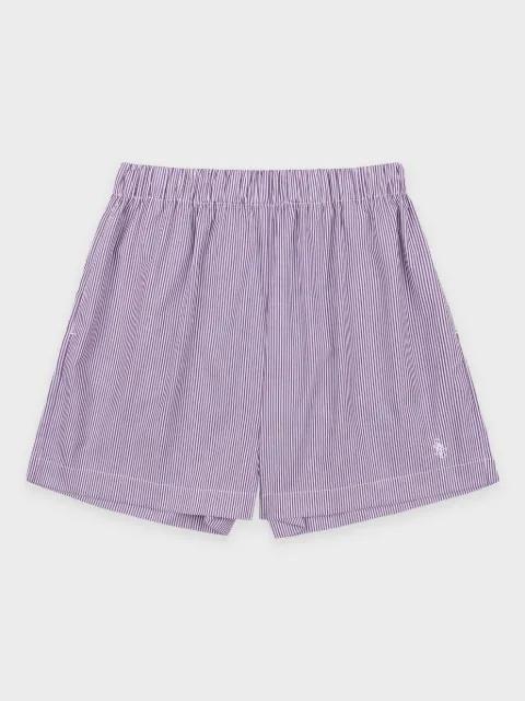 striped poplin shorts by SPORTY&RICH