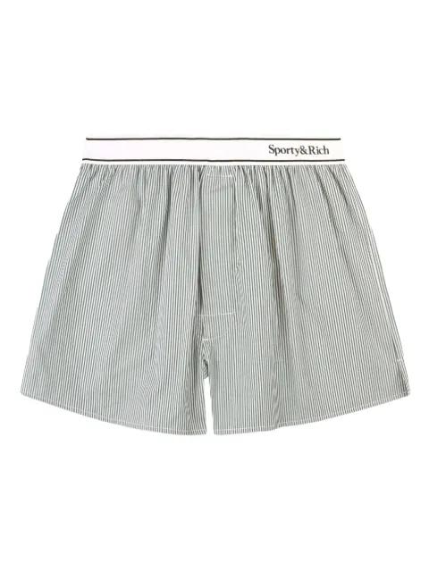 striped waistband shorts by SPORTY&RICH