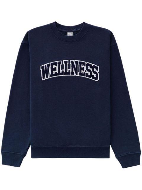 text-print cotton sweatshirt by SPORTY&RICH
