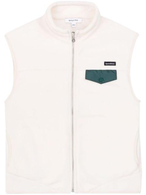 zipped polar vest by SPORTY&RICH