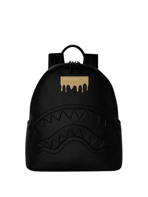 Gold Brick Drip Savage shark-mouth backpack by SPRAYGROUND