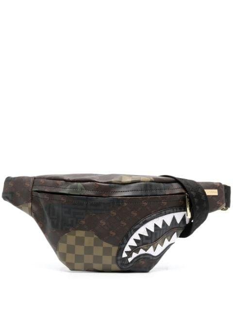 shark tooth checkered belt bag by SPRAYGROUND KID
