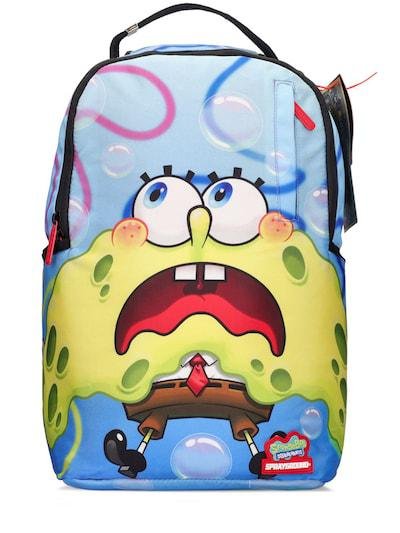 Sponge Bob print canvas backpack by SPRAYGROUND