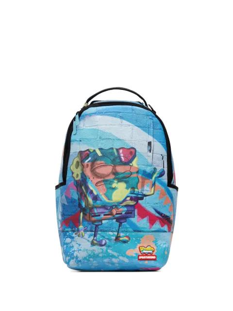 SpongeBob-print backpack by SPRAYGROUND