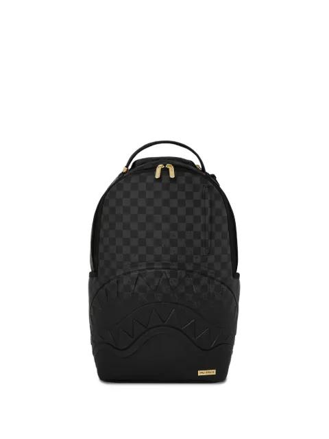 Spritz checkerboard shark backpack by SPRAYGROUND