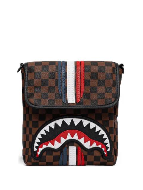 checked-pattern messenger bag by SPRAYGROUND