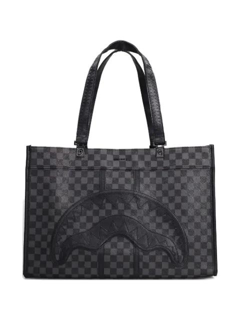 checked tote bag by SPRAYGROUND