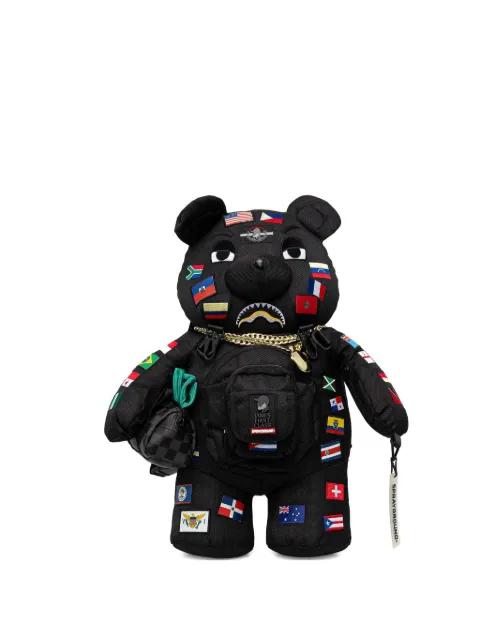 flag-patches backpack by SPRAYGROUND