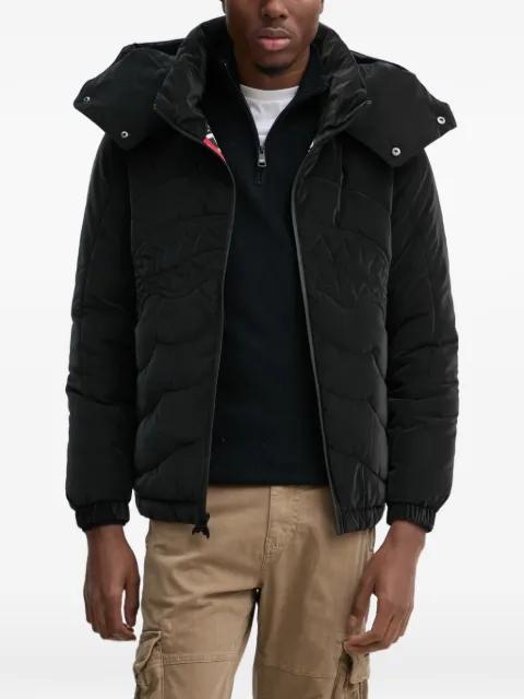 quilted hoodied jacket by SPRAYGROUND