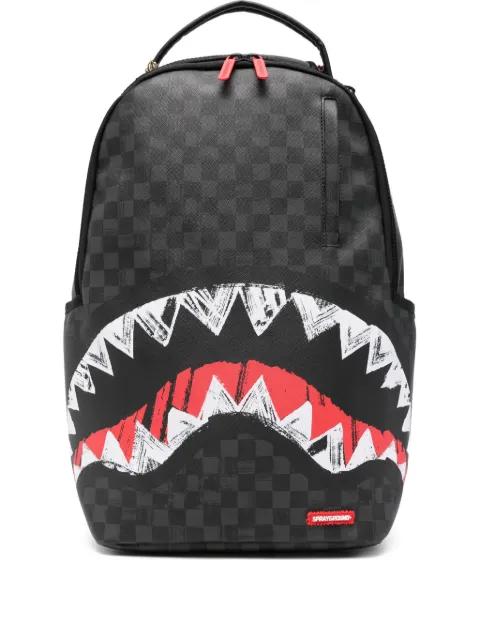 shark-print backpack by SPRAYGROUND