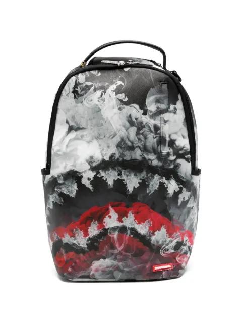 sharke-print backpack by SPRAYGROUND