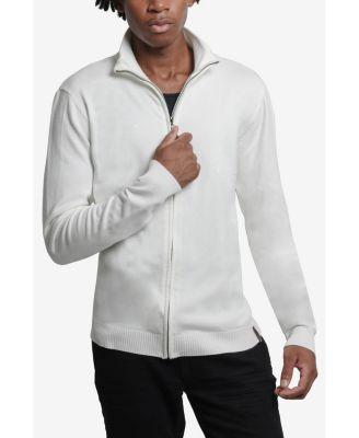 Men's Full Zip Mock Neck Sweater by SPRING + MERCER