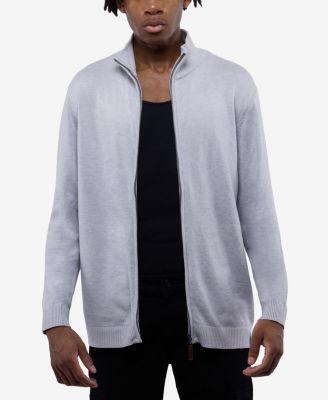 Men's Full Zip Mock Neck Sweater by SPRING + MERCER