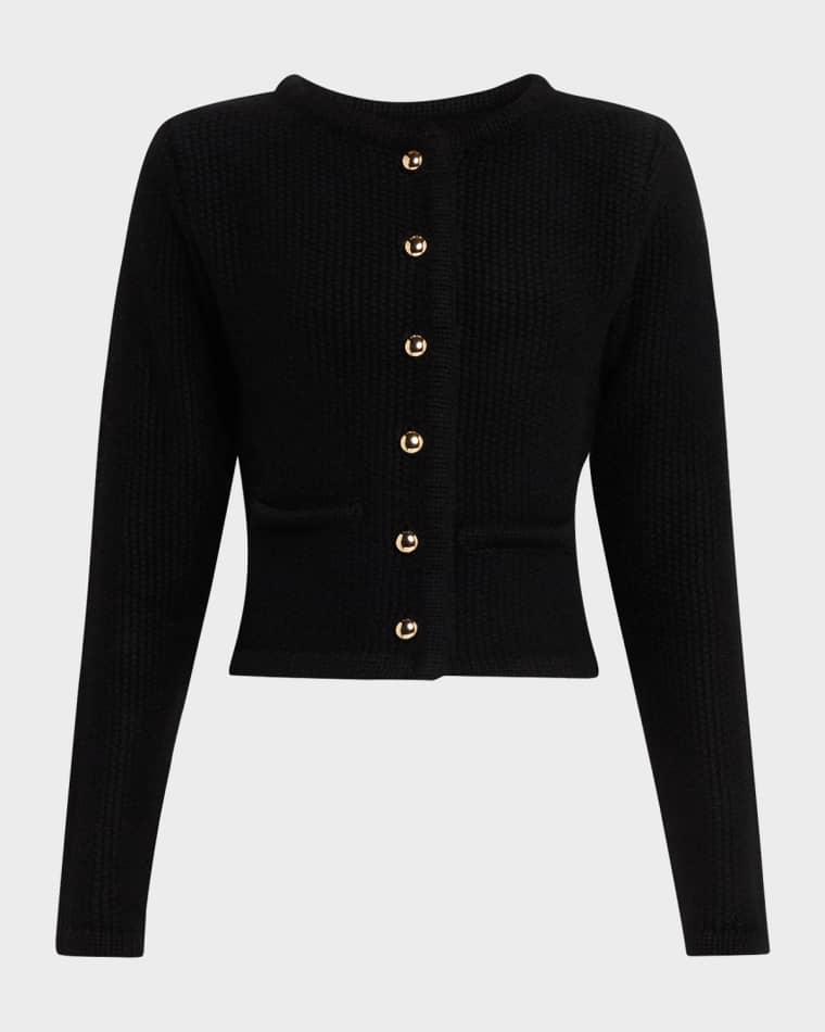 Ingrid Striped Cashmere Jacket by SPRWMN