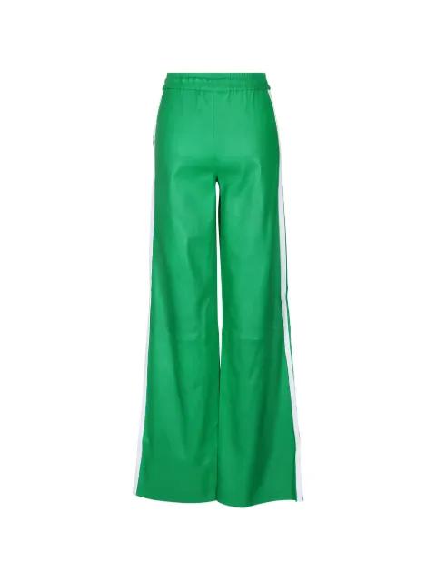 Kelly drawstring stripe flared trousers by SPRWMN
