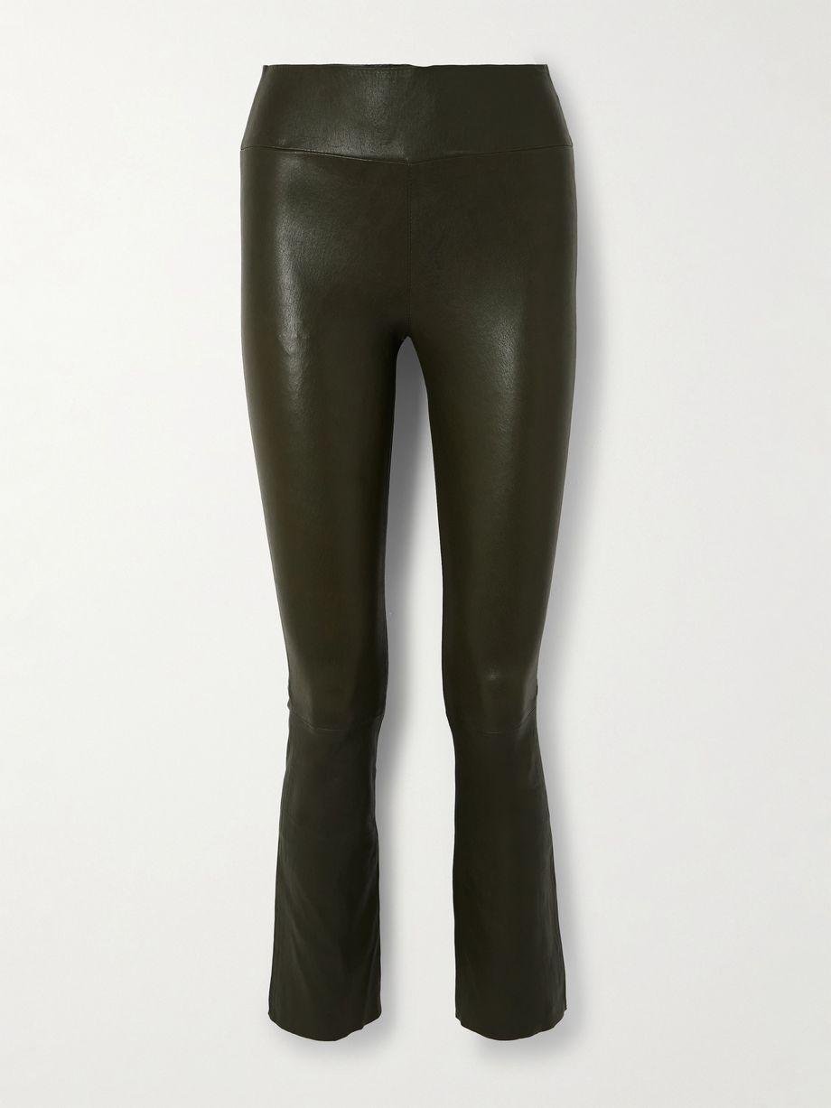 Leather flared pants by SPRWMN