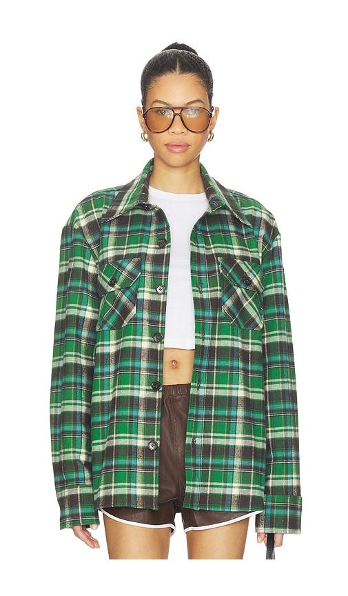 SPRWMN Shacket in Green by SPRWMN