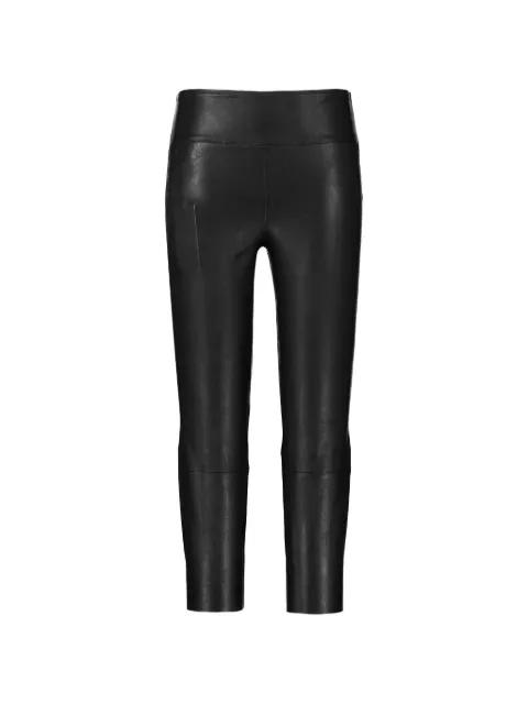 leather cropped legging by SPRWMN