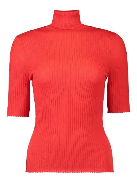 short-sleeve turtleneck top by SPRWMN